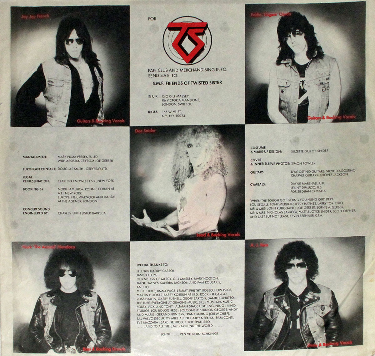 High Resolution Photos of twisted sister you cant stop germany gema only 